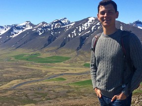 This undated photo shows Matt Kepnes on a hike in Iceland. Kepnes is a travel expert known to his fans as the blogger Nomadic Matt. (Matt Kepnes via AP)