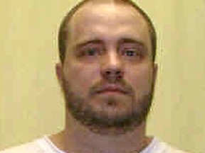FILE – This undated file photo provided by the Ohio Department of Rehabilitation and Correction shows death row inmate Gary Otte, convicted of shooting two people to death in back-to-back robberies in February 1992. Otte, whose execution is scheduled for Sept. 13, 2017, is challenging Ohio's lethal injection method as well as the constitutionality of the state's death penalty law. (Ohio Department of Rehabilitation and Corrections via AP, File)