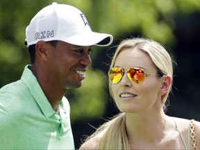 22, 2017, Vonn called the theft and publishing of "intimate" personal photos of her and former boyfriend Woods "an outrageous and despicable invasion of privacy." (AP Photo/Charlie Riedel, File)