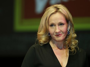 J.K. Rowling tweeted an apology for alleging that U.S. President Donald Trump refused to shake the hand of a disabled boy.