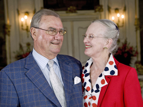 Denmark’s Prince Henrik and Queen Margrethe in 2008. "Any man who is not equal to his spouse is not worthy to be buried in the same grave," he is quoted as saying.