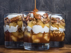 Salted Caramel Apple Parfaits