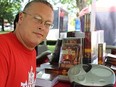 Travis Desmeules worked in the official Scientology tent at Ribfest in London's Victoria Park this weekend.