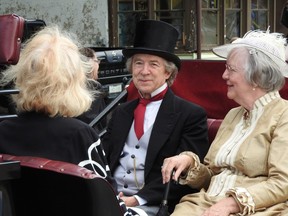 Brian Porter as John A. Macdonald and his wife Renee as Lady Macdonald.