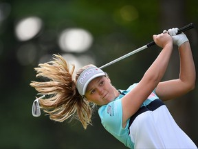 Brooke Henderson takes part in the PRO-AM at the 2017 CP Women's Open of the LPGA Tour, in Ottawa on Wednesday, Aug. 23, 2017. THE CANADIAN PRESS/Sean Kilpatrick
