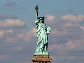 The Statue of Liberty is seen by most as a symbol of America's welcoming of immigrants and refugees.