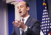 Senior policy advisor Stephen Miller speaks about President Donald Trump’s support for creating a ‘merit-based immigration systemâ, Aug. 2, 2017 in Washington, DC.