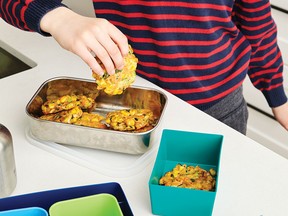 Sweet corn and zucchini fritters