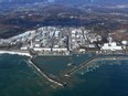 This Nov. 22, 2016, aerial file photo shows Fukushima Dai-ichi nuclear power plant in Okuma, Fukushima prefecture, Japan.