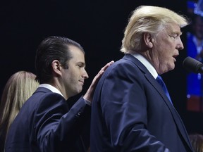President Donald Trump personally dictated a misleading statement in which his son, Donald Trump Jr., said a meeting with a Russian lawyer during the 2016 election was focused on adoptions.