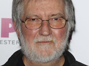 FILE - In this file photo dated Aug. 27, 2010,  film maker Tobe Hooper in London. Hooper, the horror-movie pioneer whose low-budget sensation "The Texas Chain Saw Massacre" took a buzz saw to audiences with its brutally frightful vision, died aged 74, Saturday Aug. 26, 2017, according to Los Angeles County coroner's office. (Ian West/PA FILE via AP)