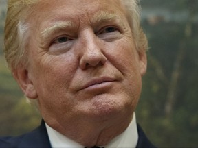 FILE - In this Aug. 3, 2017 file photo, President Donald Trump is seen in the Roosevelt Room of the White House in Washington. Leaked transcripts of presidential calls aren't just embarrassing to Donald Trump. They could undermine faith in Washington's ability to protect confidential conversations and intelligence, and have a chilling effect on American diplomacy. (AP Photo/Evan Vucci, File)