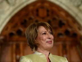 Dr. Mona Nemer is introduced as Canada’s new Chief Science Advisor on Parliament Hill in Ottawa on Tuesday, Sept.26, 2017
