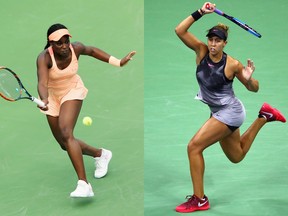 The 2017 U.S. Open women's finalists are Sloane Stephens, left, and Madison Keys, who defeated two other fellow Americans in Thursday's semifinals.