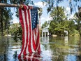Floodwaters from Hurricane Irma recede September 13, 2017 in Middleburg, Florida.