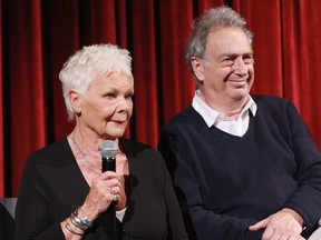 Dame Judi Dench and director Stephen Frears attend an Official Academy Screening of Victoria & Abdul at MOMA - Celeste Bartos Theater on September 14, 2017 in New York City.