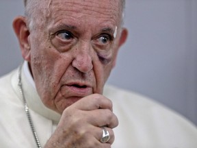 Pope Francis said world leaders have a moral responsibility to address climate change and its effects.