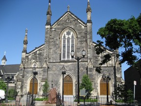 Christ’s Church Cathedral, commonly known as Cathedral Place, in Hamilton