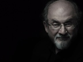Author Salman Rushdie is seen in this undated handout photo. Salman Rushdie says the idea of setting his latest novel between two historic U.S. elections came to him late, but the contrast between Barack Obama and Donald Trump's presidencies provided the perfect backdrop for his modern American fable. THE CANADIAN PRESS/HO, Penguin Random House Canada, Randall Slavin *MANDATORY CREDIT*
