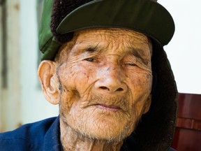 A file photo of an elderly man