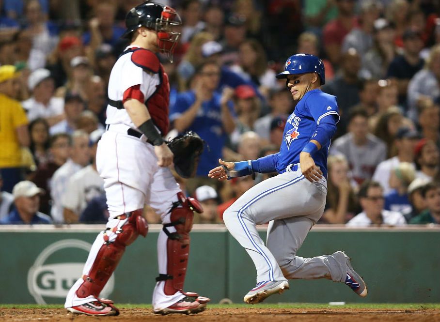 Kevin Pillar will replace Mookie Betts in right field at Fenway Park.