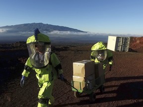 After eight months of living in isolation on a remote Hawaii volcano, six NASA-backed space psychology research subjects emerged from their Mars-like habitat on Sunday, Sept. 17, 2017. The participants are in a study designed to better understand the psychological impacts of a long-term manned mission to space on astronauts. NASA hopes to send humans to Mars by the 2030s.