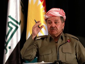 The President of Iraq's autonomous Kurdish region, Massoud Barzani.