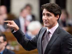 Prime Minister Justin Trudeau during question period in the House of Commons on Tuesday