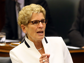 Premier Kathleen Wynne during question period at Queen's Park in Toronto.