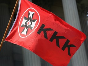 A homework assignment that asked fifth graders to role play as klan members has sparked anger.