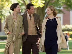 Rebecca Hall as Elizabeth, Luke Evans as William, Bella Heathcote as Olive.