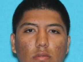 This undated booking photo provided by the Texas Department of Public Safety shows Christopher Ricardo Gonzalez. The Texas Department of Public Safety's website said Tuesday, Sept. 19, 2017 that Gonzalez who was named one of Texas' 10 Most Wanted fugitives was arrested in Los Angeles. Authorities said he was among a group of suspects wanted for several home invasions in Dallas from October 2016 until February 2017. (Texas Department of Public Safety via AP)