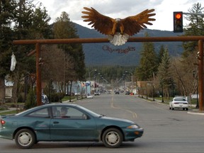 FILE - In this April 27, 2011 photo, the entrance to downtown Libby, Mont., is seen. The cleanup of the northwest Montana community where health officials say hundreds of people have been killed by asbestos exposure entered a new phase Thursday, Sept. 21, 2017, as officials begin crafting ways to keep residents safe over the long term. The five-member Libby Asbestos Superfund Advisory Team was scheduled to meet for the first time after being established by the Montana Legislature earlier this year. (AP Photo/Matthew Brown, File)