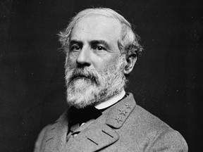 A 1864 photo made available by the Library of Congress shows Confederate Army Gen. Robert E. Lee. He became a member of Grace Episcopal Church after moving to Lexington, Va.