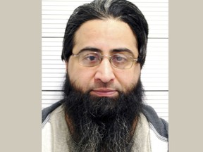 Undated photo issued by England's West Midlands Police, issued Thursday Sept. 28, 2017, showing Muslim cleric preacher Kamran Hussain.  40-year old Muslim cleric Kamran Hussain has been given a 6½-year prison sentence Thursday at court in London, for backing the Islamic State extremist group and encouraging terrorism through his sermons. (West Midlands Police via AP)