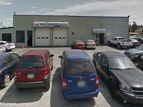 A July 2013 google street view image of Roche's Automotive in St. John's, N.L.
(neighbours say the business is now dormant).