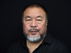 Ai Weiwei poses for a photograph in Toronto on Thursday, September 28, 2017. Chinese artist and activist Ai Weiwei says Canada holds a very important role in welcoming refugees as other countries close their borders. THE CANADIAN PRESS/Nathan Denette