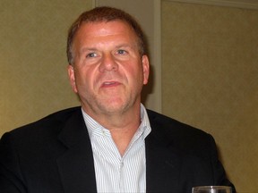 FILE - In this Aug. 31, 2012, file photo, Golden Nugget casino owner Tilman Fertitta speaks at a meeting in Atlantic City, N.J. Fertitta has agreed to buy the Houston Rockets from Leslie Alexander. Terms were not released and must be approved by the NBA Board of Governors. The deal includes Clutch City Sports and Entertainment, which puts on shows and concerts at the Toyota Center. Fertitta will be the team's sole owner, calling this a "lifelong dream come true." (AP Photo/Wayne Parry, File)