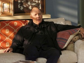This image released by NBC shows James Spader in a scene from, "The Blacklist," premiering Wednesday, Sept. 27. (Will Hart/NBC via AP)