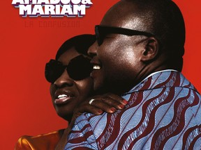 This image released by Because Music shows, "La Confusion," a new release by Amadou & Mariam. (Because Music via AP)