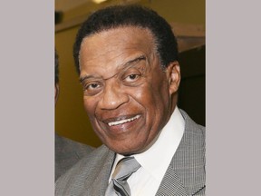FILE - In this May 23, 2014 file photo, Bernie Casey appears after a performance of "The Tallest Tree in the Forest" in in Los Angeles. Casey, the professional football player turned actor known for parts in "Revenge of the Nerds" and "I'm Gonna Git You Sucka," died Tuesday, Sept. 19, 2017, in Los Angeles after a brief illness. He was 78. (Photo by Ryan Miller/Invision/AP, File)