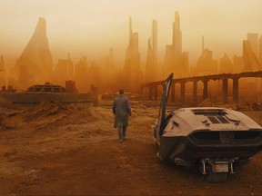 This image released by warner Bros. Pictures shows a scene from "Blade Runner 2049." (Warner Bros. Pictures via AP)