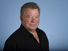 In this May 22, 2017 photo, William Shatner poses for a portrait on Monday, May 22, 2017 in Los Angeles. As "Star Trek II: The Wrath of Khan" marks its 35th anniversary with a return to theaters for special screenings next week, star Shatner is celebrating more than his long history as Captain Kirk. At 86, the stalwart entertainer is busier than ever. (Photo by Jordan Strauss/Invision/AP)