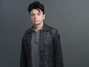 In this Sept. 7, 2017 photo, Gary Numan poses for a portrait in New York to promote his album, "Savage." (Photo by Scott Gries/Invision/AP)
