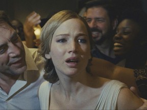 This image released by Paramount Pictures shows Jennifer Lawrence in a scene from "mother!" (Paramount Pictures and Protozoa Pictures via AP)