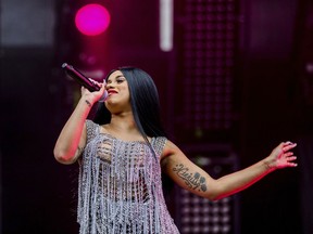 FILE - In this Saturday, Sept. 2, 2017, file photo, Cardi B performs at The Budweiser Made In America Festival in Philadelphia. Cardi B has a breakthrough hit with "Bodak Yellow (Money Moves)" and the rapper said she's ready to follow the single's success with an album next month. (Photo by Michael Zorn/Invision/AP, File)