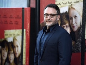 FILE- In this June 14, 2017, file photo, Colin Trevorrow, director of "The Book of Henry," poses at the premiere of the film on the opening night of the 2017 Los Angeles Film Festival at the ArcLight Culver City in Culver City, Calif.  Trevorrow will no longer be directing "Star Wars: Episode IX." Lucasfilm said Tuesday, Sept. 5, that the company and the director have mutually chosen to part ways citing differing visions for the project. (Photo by Chris Pizzello/Invision/AP, File)