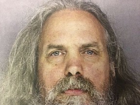 FILE – This undated file photo provided by the Lower Southampton Police Department shows Lee Donald Kaplan of Feasterville, Pa., convicted of sexually assaulting six girls from the same family, fathering two children with one of them. Kaplan was set to be sentenced Wednesday, Sept. 20, 2017, on multiple counts of child rape, statutory sexual assault and other charges. The parents, a former Amish couple who Kaplan helped financially, were sentenced in July 2017, to up to seven years in prison on child endangerment charges. (Lower Southampton Police Department via AP, File)