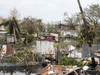 Destruction is seen days after Hurricane Maria made landfall,  on September 22, 2017 in Loiza, Puerto Rico.