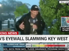 Bill Weir, reporting for CNN from Hurricane Irma.